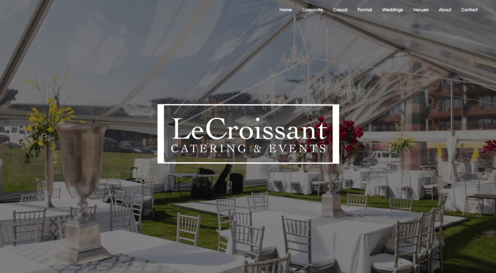 Lux Catering and Events is an award-winning company with a new website