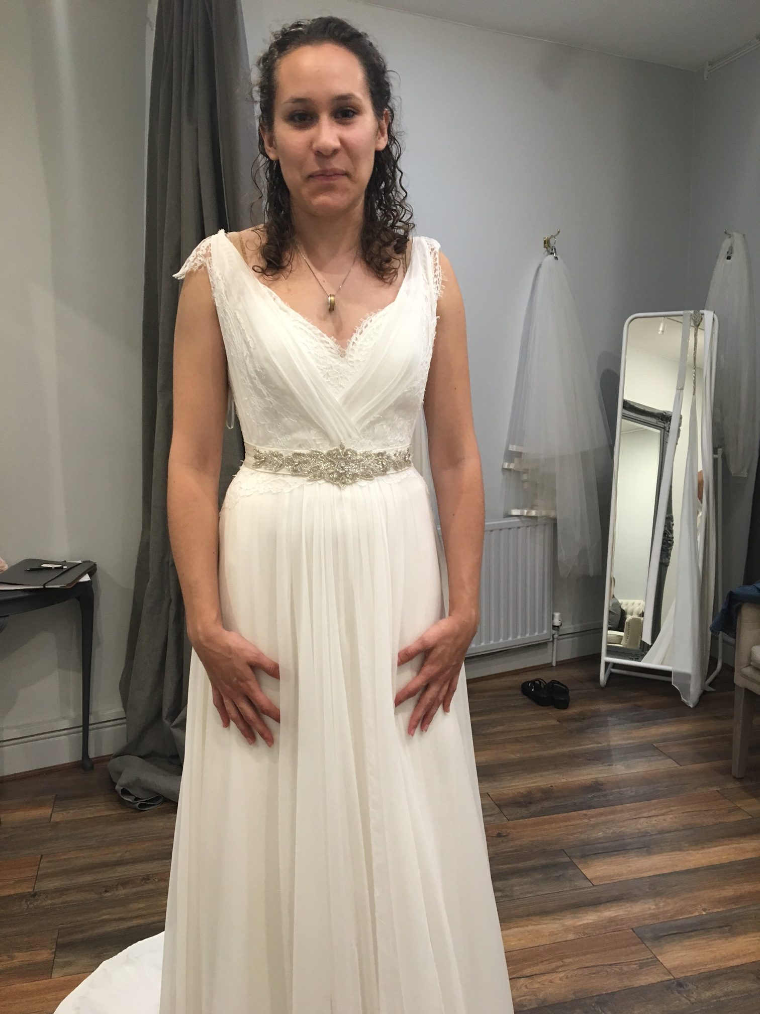 A bride's wedding dress shopping advice