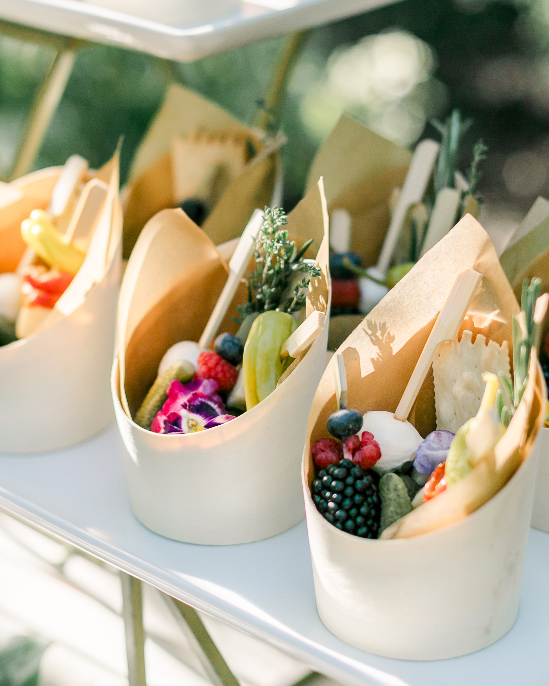 Charcuterie buffet table